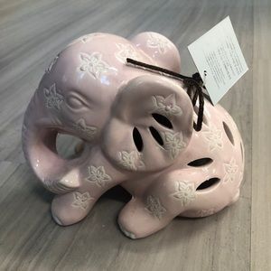 GC Home Decor Lavendar Peony Elephant